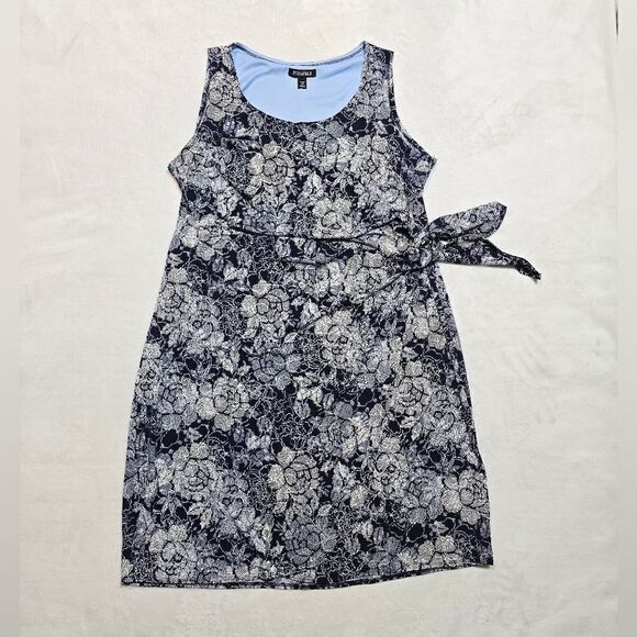 Roz & Ali Dresses & Skirts - 🌿"Roz & Ali" women dress, dark blue, size 1X